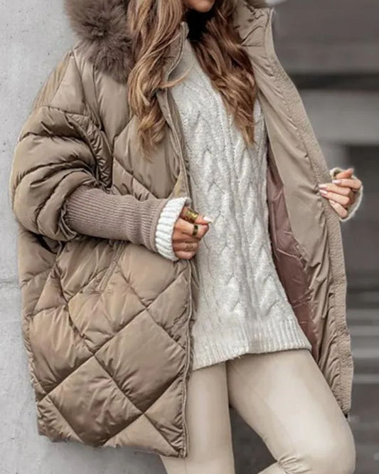 Maëlle™ | Veste d'hiver à capuche zippée