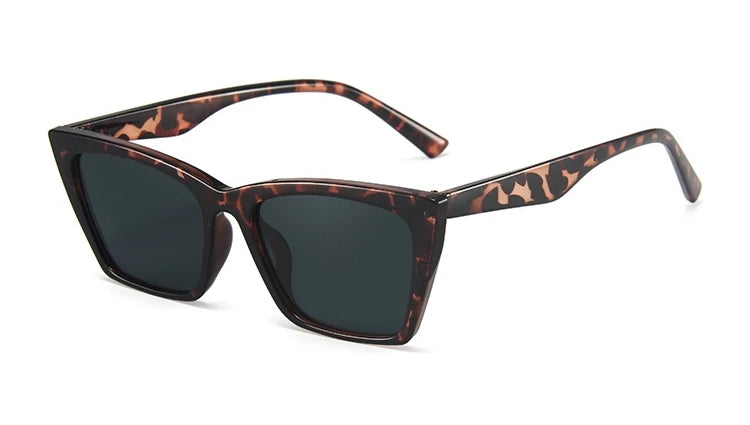 Lunettes de soleil œil de chat félines tendance années 80-90