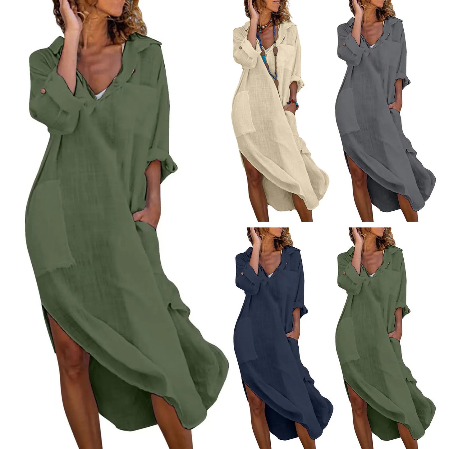 Robe d'été mi-longue aérée Emma
