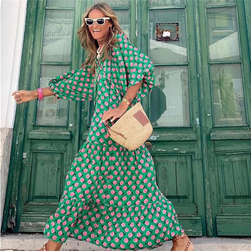 Robe d'été bohème ample Liza