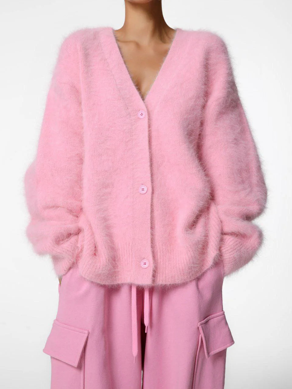 Gilet oversize en mohair Mila