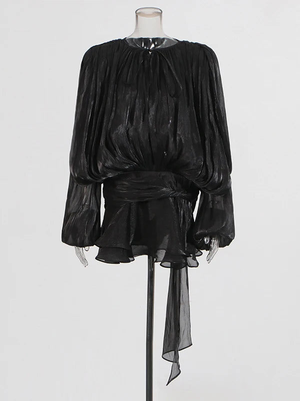 Robe mini élégante à volants Mary Jo