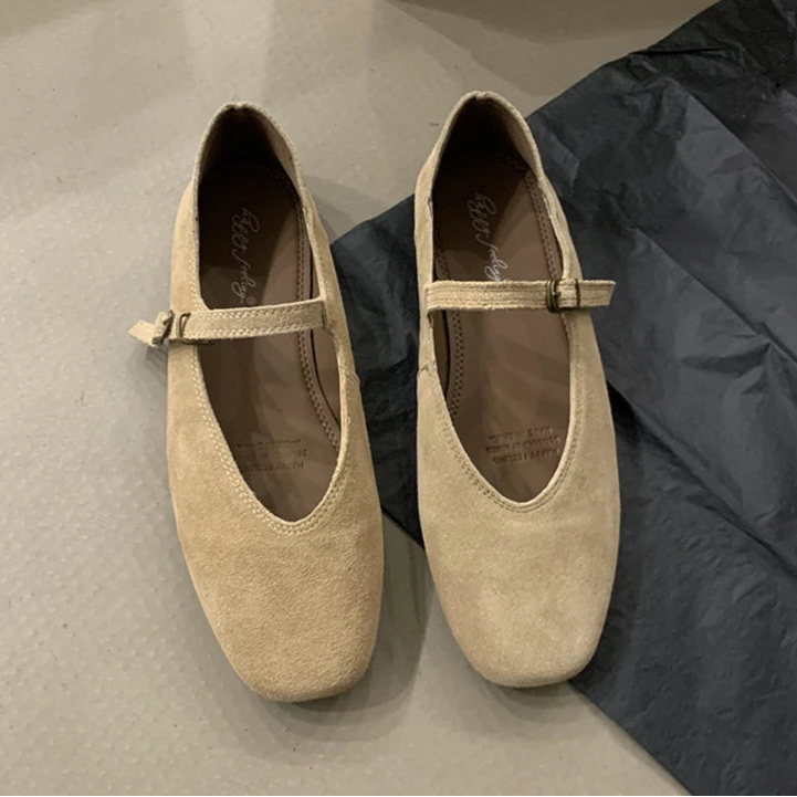 Ballerines en daim Mary Jane