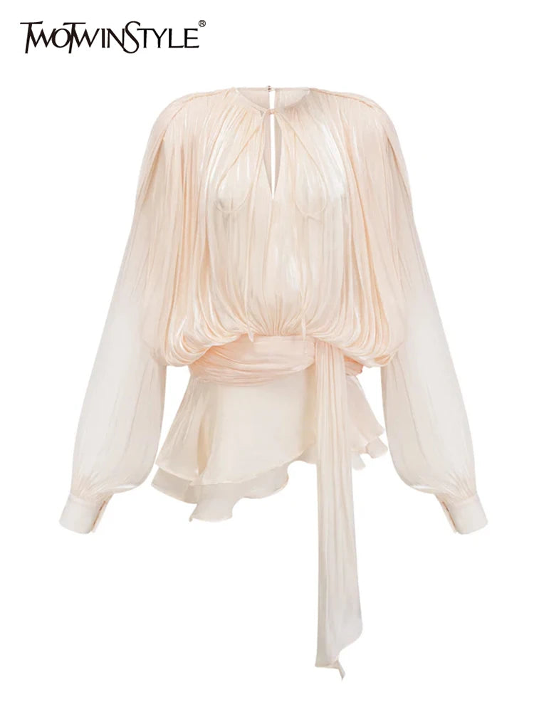 Robe mini élégante à volants Mary Jo