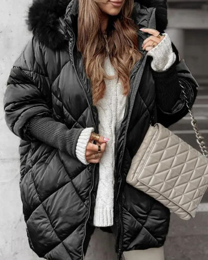 Maëlle™ | Veste d’hiver à capuche zippée