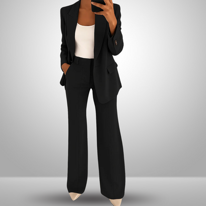 Ensemble deux pièces blazer et pantalon Noor