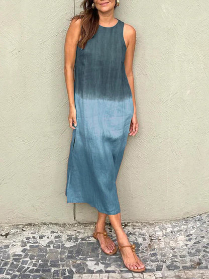 Aurore™ | Elegante jurk met natuurlijke print