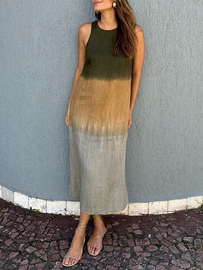 Aurore™ | Elegante jurk met natuurlijke print