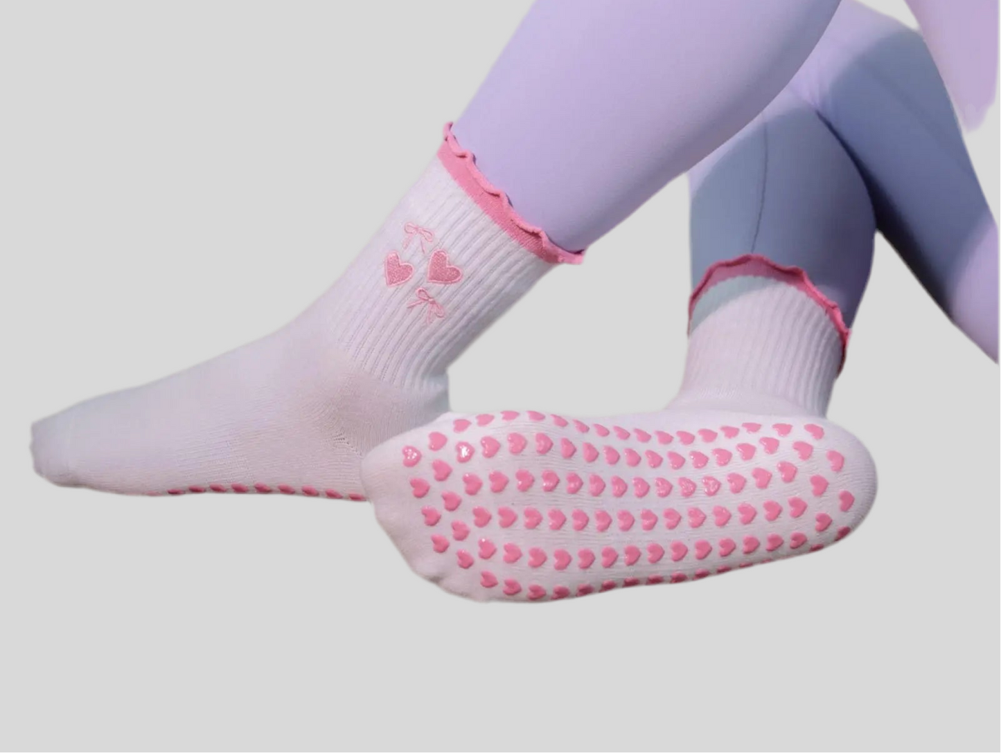Chaussettes de Pilates antidérapantes