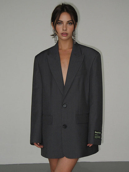 Loran - Blazer classique surdimensionné