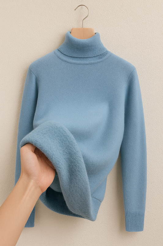 Manon™ | Pull à col roulé doublé chaud
