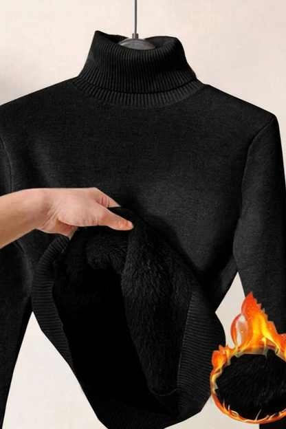 Manon™ | Pull à col roulé doublé chaud
