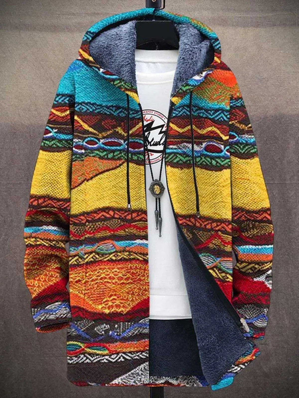 LÉON™ | Gilet chaud au style artistique