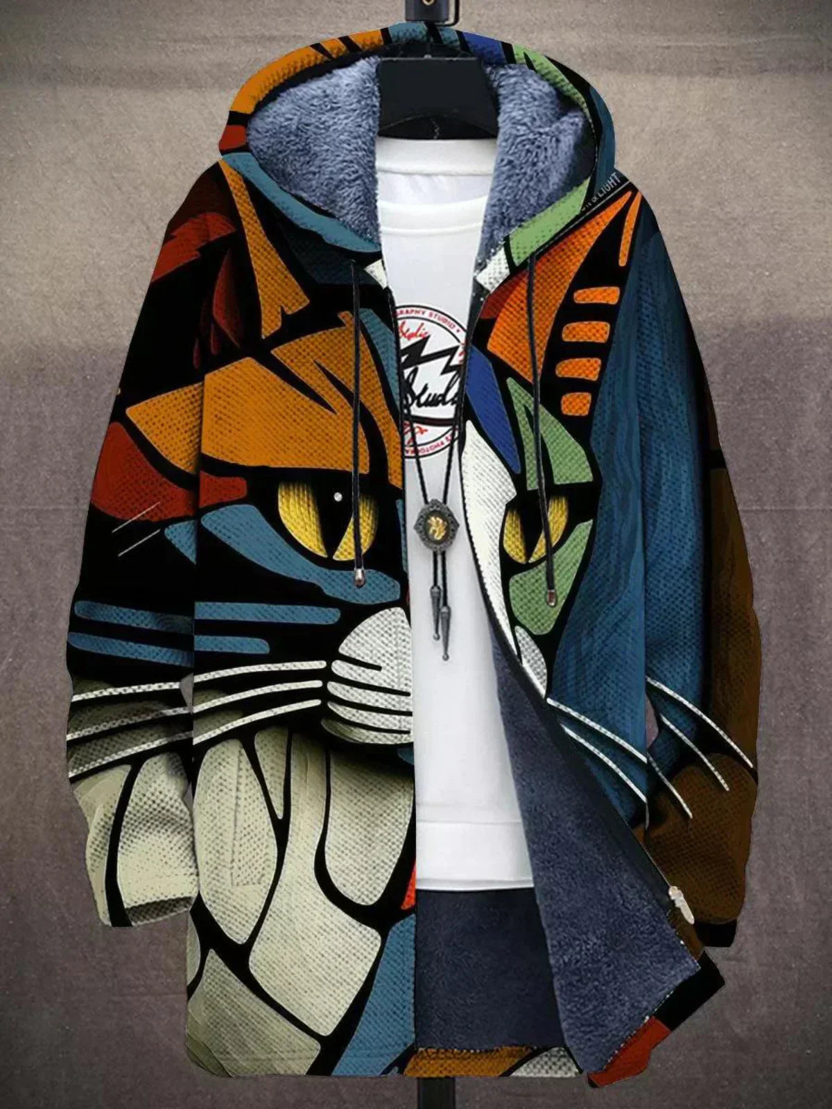LÉON™ | Gilet chaud au style artistique