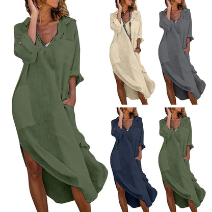 Robe d'été mi-longue aérée Emma