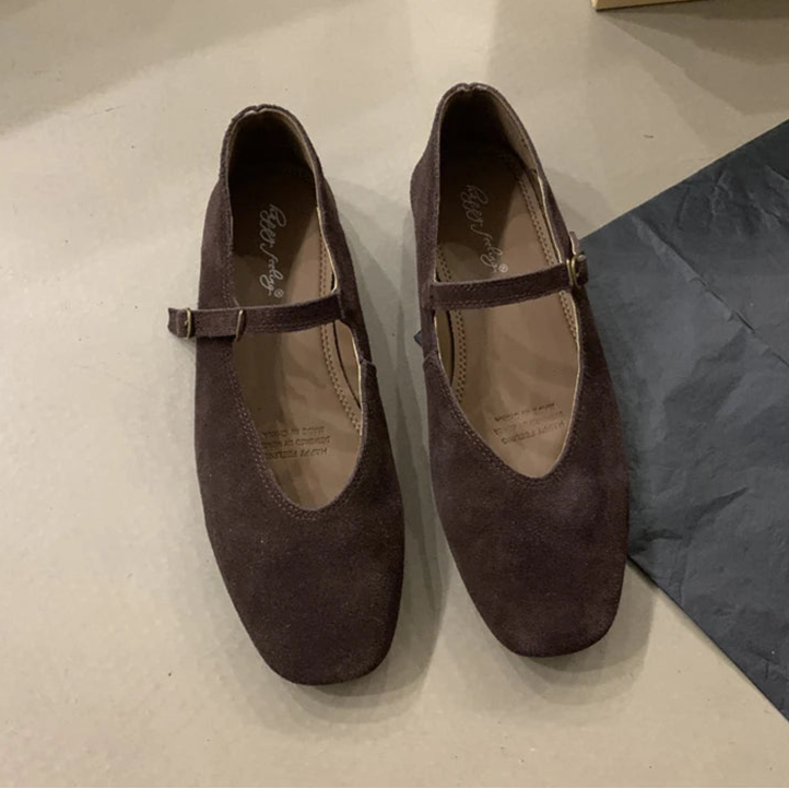 Ballerines en daim Mary Jane