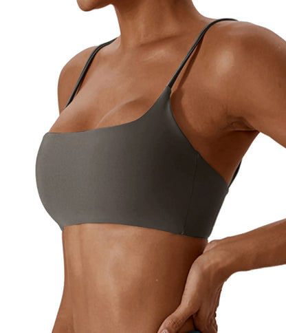 Soutien-gorge Pilates Sofia en élasthanne dos croisé