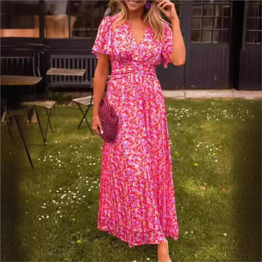 Robe longue colorée Alice