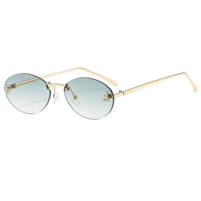 Lunettes de soleil ovales Lilo Luxe