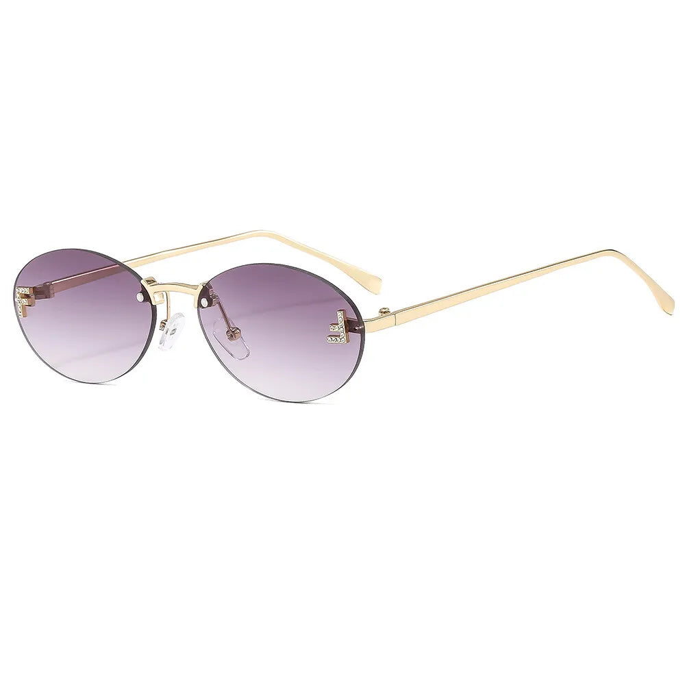 Lunettes de soleil ovales Lilo Luxe