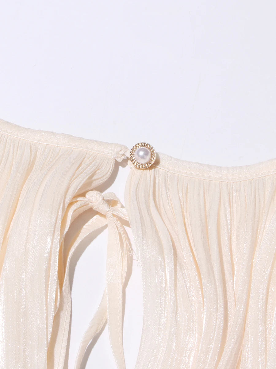 Robe mini élégante à volants Mary Jo