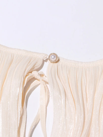 Robe mini élégante à volants Mary Jo