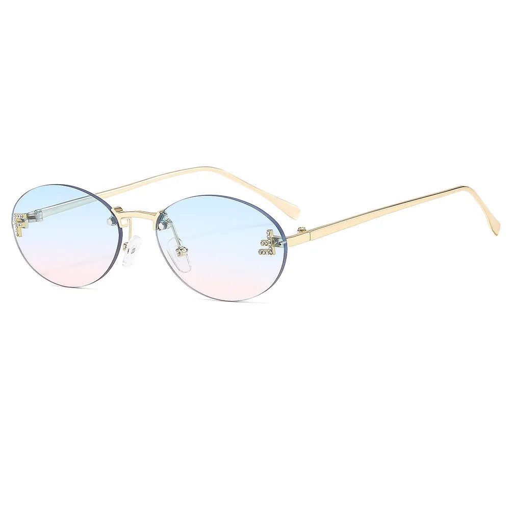 Lunettes de soleil ovales Lilo Luxe