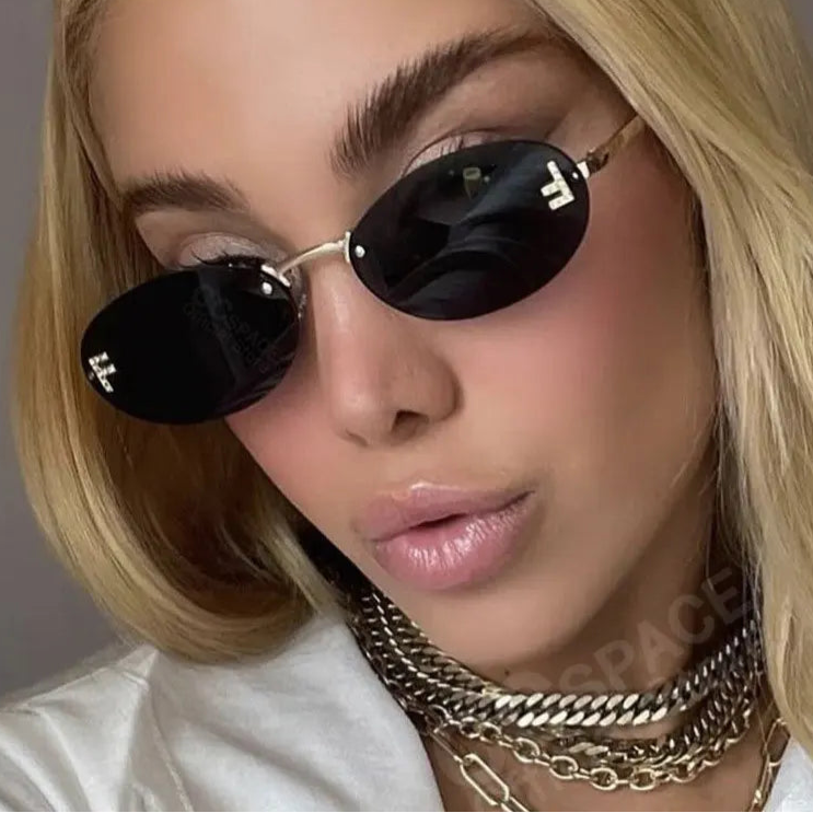 Lunettes de soleil ovales Lilo Luxe