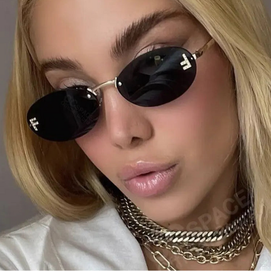 Lunettes de soleil ovales Lilo Luxe