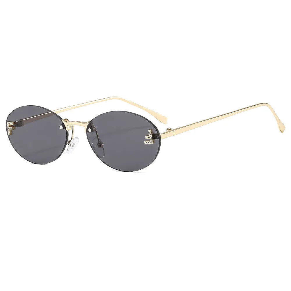 Lunettes de soleil ovales Lilo Luxe