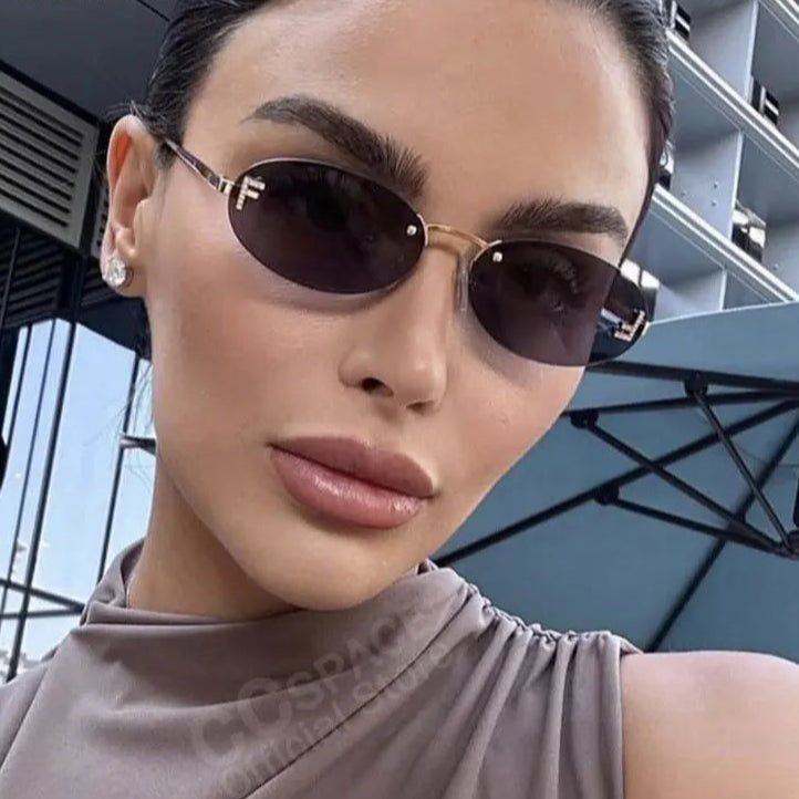 Lunettes de soleil ovales Lilo Luxe