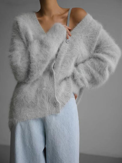 Gilet oversize en mohair Mila