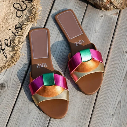 Sandale d'été en cuir Liv