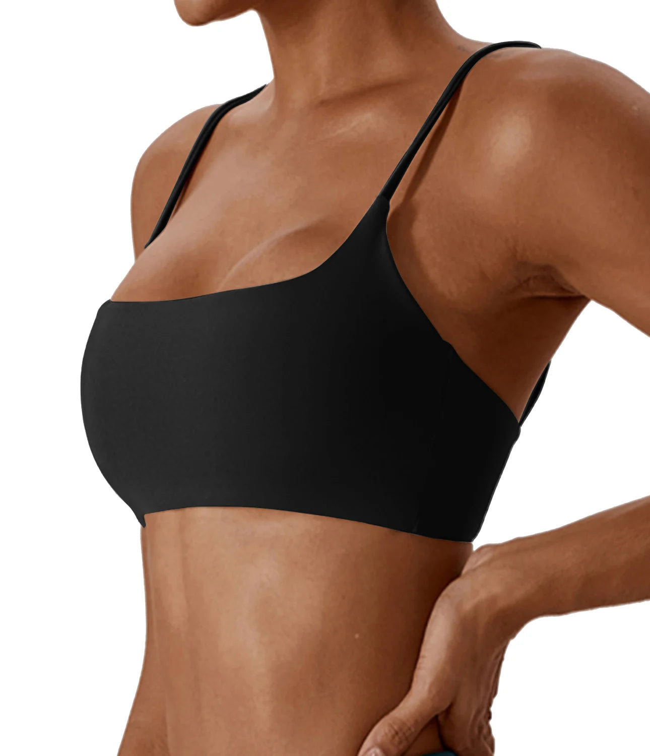 Soutien-gorge Pilates Sofia en élasthanne dos croisé