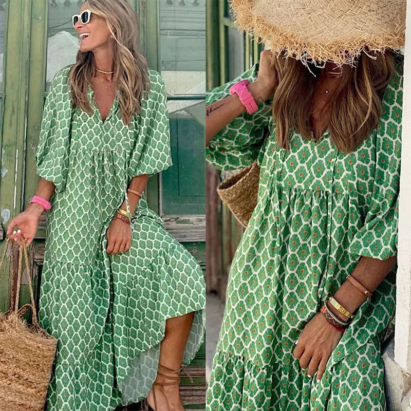Robe d'été bohème ample Liza