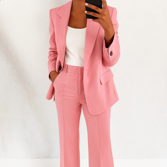 Ensemble deux pièces blazer et pantalon Noor