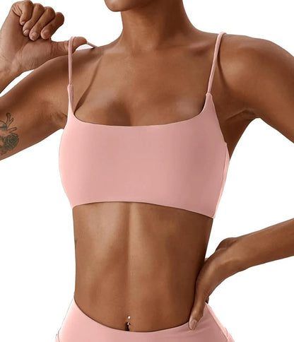 Soutien-gorge Pilates Sofia en élasthanne dos croisé