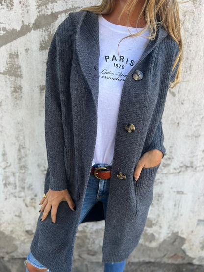 Tara - Le cardigan long incontournable: confort, chaleur & élégance