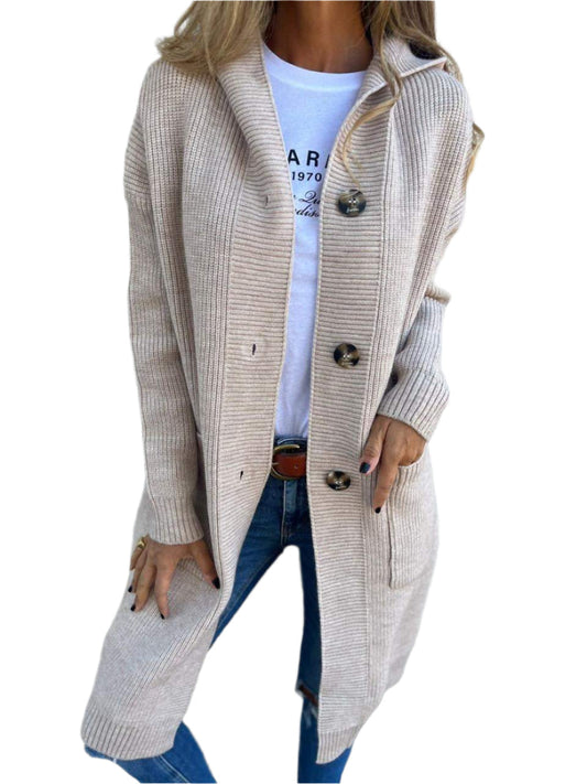 Tara - Le cardigan long incontournable: confort, chaleur & élégance