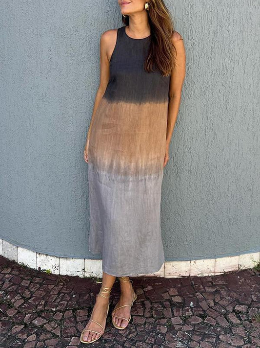Aurore™ | Elegante jurk met natuurlijke print
